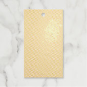 Solid Cyan Blue Background | Summer Minimal Style ギフトタグ (正面)