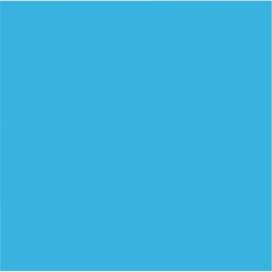 Solid Cyan Blue Background | Summer Minimal Style シール (正面)