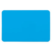 Solid Cyan Blue Background | Summer Minimal Style マグネット (横)