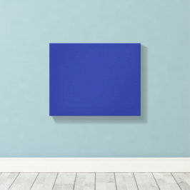 Solid Deep Blue Backdrop | Bold Minimalist Design キャンバスプリント