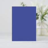 Solid Deep Blue Backdrop | Bold Minimalist Design サンキューカード (スタンド正面)
