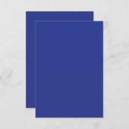 Solid Deep Blue Backdrop | Bold Minimalist Design サンキューカード