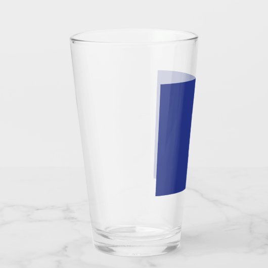 Solid Deep Blue Backdrop | Bold Minimalist Design タンブラーグラス (右)
