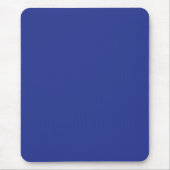 Solid Deep Blue Backdrop | Bold Minimalist Design マウスパッド (正面)