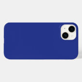 Solid Deep Blue Backdrop | Bold Minimalist Design Case-Mate iPhoneケース (裏面 (横))