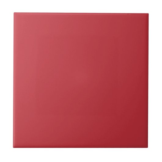 Solid Deep Red Color | #c3313c Ceramic Tile タイル (正面)