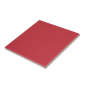 Solid Deep Red Color | #c3313c Ceramic Tile タイル (側面)