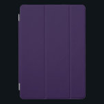 Solid deep violet purple iPad proカバー<br><div class="desc">Solid color deep violet purple design.</div>