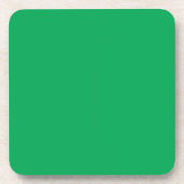Solid Green Background  コースター (正面)