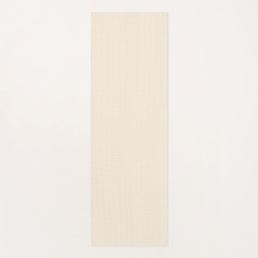 Solid ivory ヨガマット (正面)
