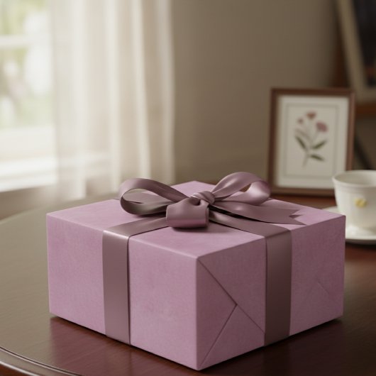 Solid Light Pink / Dusty Pink Gift Wrap Paper ラッピングペーパー