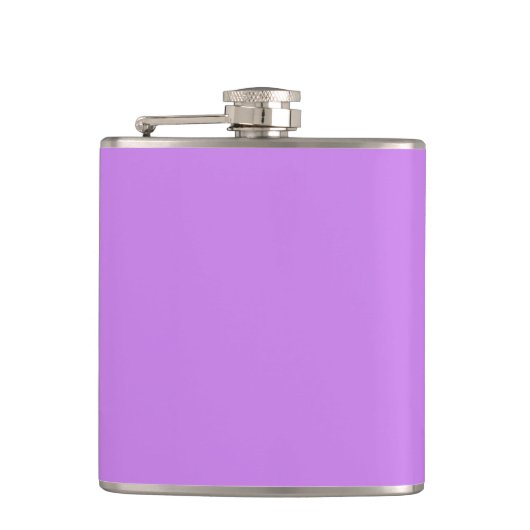 Solid light purple lavender フラスク (正面)