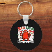 Solid Liquid Gas What Will Come Out Of My As Funny キーホルダー (正面)