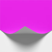 Solid magenta fuchsia ラッピングペーパー (角)