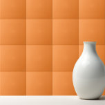 solid mango orange color タイル<br><div class="desc">Trendy simple solid mango orange design.</div>