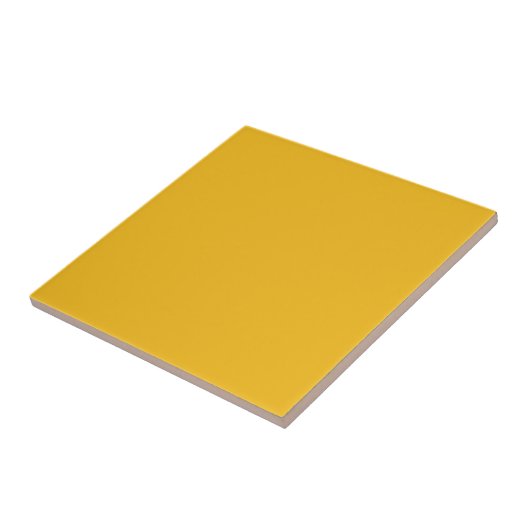 Solid medium cadmium yellow amber タイル (側面)