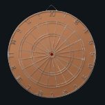 Solid milk chocolate brown ダーツボード<br><div class="desc">Solid color milk chocolate brown design.</div>