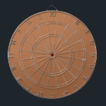 Solid milk chocolate brown ダーツボード<br><div class="desc">Solid color milk chocolate brown design.</div>