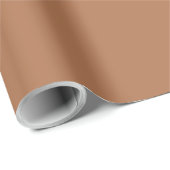 Solid milk chocolate brown ラッピングペーパー (ロールコーナー)