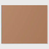 Solid milk chocolate brown ラッピングペーパー (フラット)