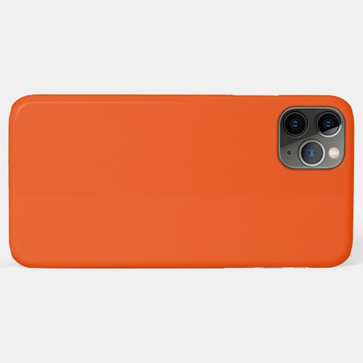 Solid neon orange Case-Mate iPhoneケース (裏面(横))