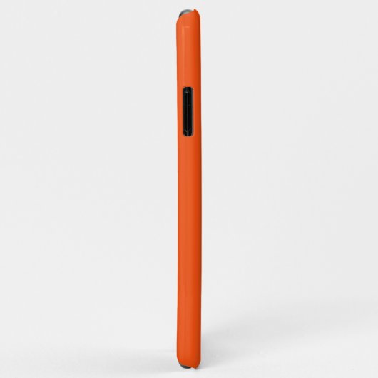 Solid neon orange Case-Mate iPhoneケース (裏面/右)