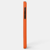 Solid neon orange Case-Mate iPhoneケース (裏面/左)