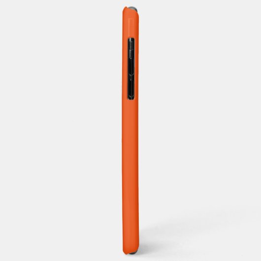 Solid neon orange Case-Mate iPhoneケース (裏面/左)