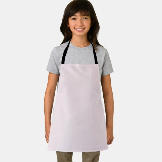 Solid Pale Blush Pink Apron エプロン (インサイチュ)