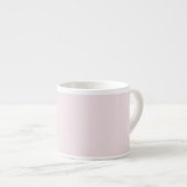 Solid Pale Blush Pink Espresso Cup エスプレッソカップ (正面右)
