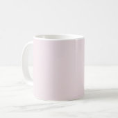 Solid Pale Blush Pink Mug コーヒーマグカップ (正面左)