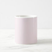 Solid Pale Blush Pink Mug コーヒーマグカップ (中央)