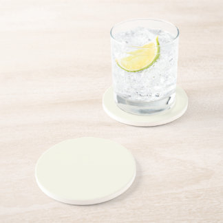 Solid Pale Butter Yellow Coaster コースター