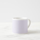 Solid Pale Lavender Purple Espresso Cup エスプレッソカップ (正面右)