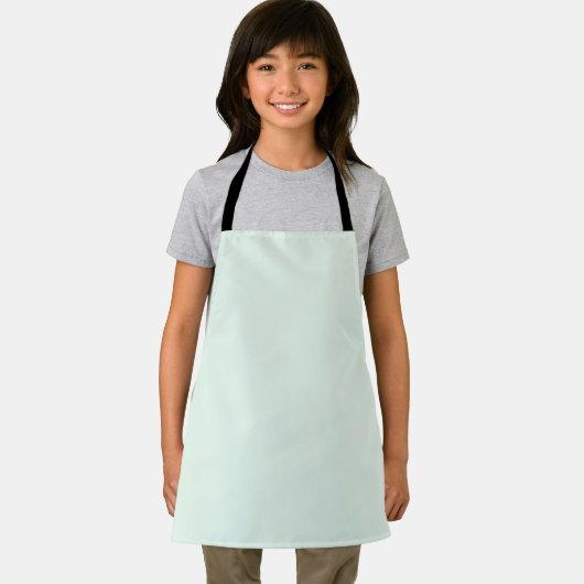 Solid Pale Mint Green Apron エプロン (インサイチュ)