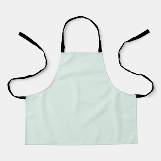 Solid Pale Mint Green Apron エプロン (正面)