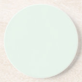 Solid Pale Mint Green Coaster コースター (正面)