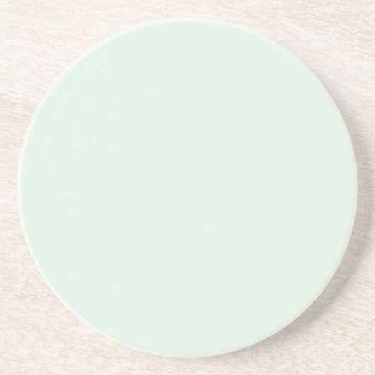 Solid Pale Mint Green Coaster コースター (正面)