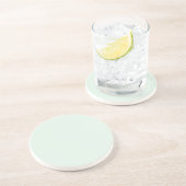Solid Pale Mint Green Coaster コースター (側面)
