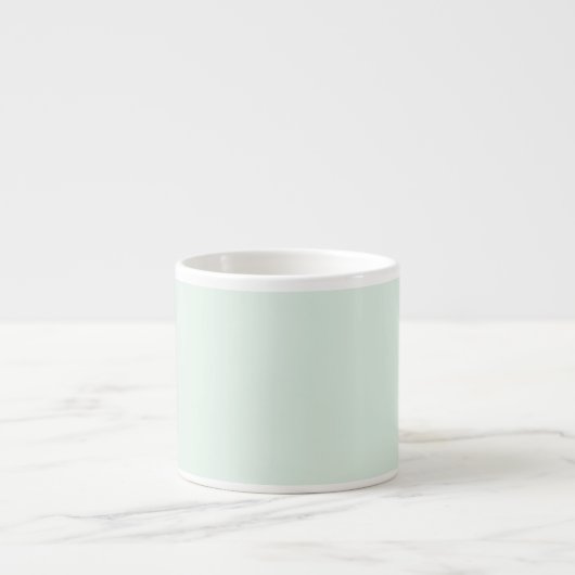 Solid Pale Mint Green Espresso Cup エスプレッソカップ (正面)