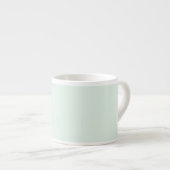 Solid Pale Mint Green Espresso Cup エスプレッソカップ (正面右)