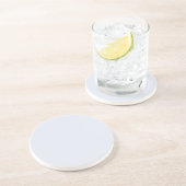 Solid Pale Powder Blue Coaster コースター (側面)