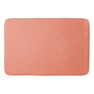 Solid peach バスマット