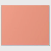 Solid peach ラッピングペーパー (フラット)