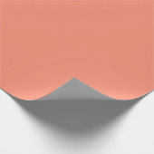 Solid peach ラッピングペーパー (角)
