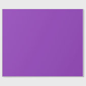 Solid plain violet bright purple ラッピングペーパー (フラット)