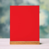 Solid Red Background  アクリルサイン (ニュートラル)