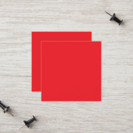 Solid Red Background  コーリングカード