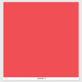 Solid Red Background  シール (シート)
