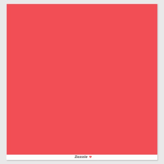 Solid Red Background  シール (シート)
